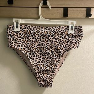 NWT- Target High Waisted Cheetah Bikini Bottoms